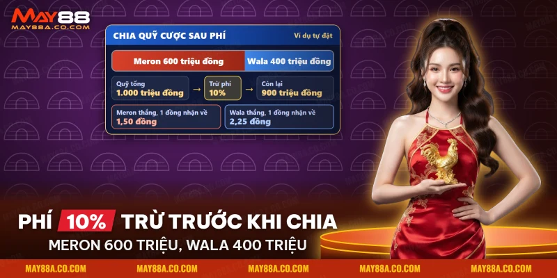 Cách quỹ cược chung của hai cửa Meron và Wala được chia lại cho bên thắng